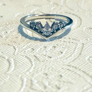 Pandora Marquise wishbone ring